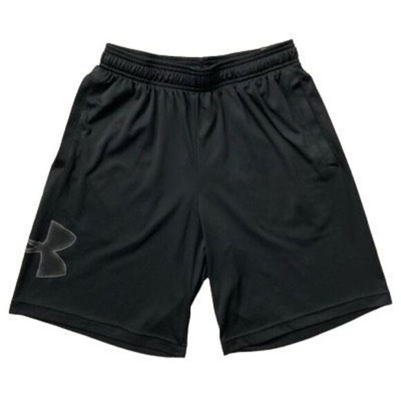 Under Armour Men’s Black Training Tech Graphic Logo Athletic Shorts Small - Picture 3 of 15